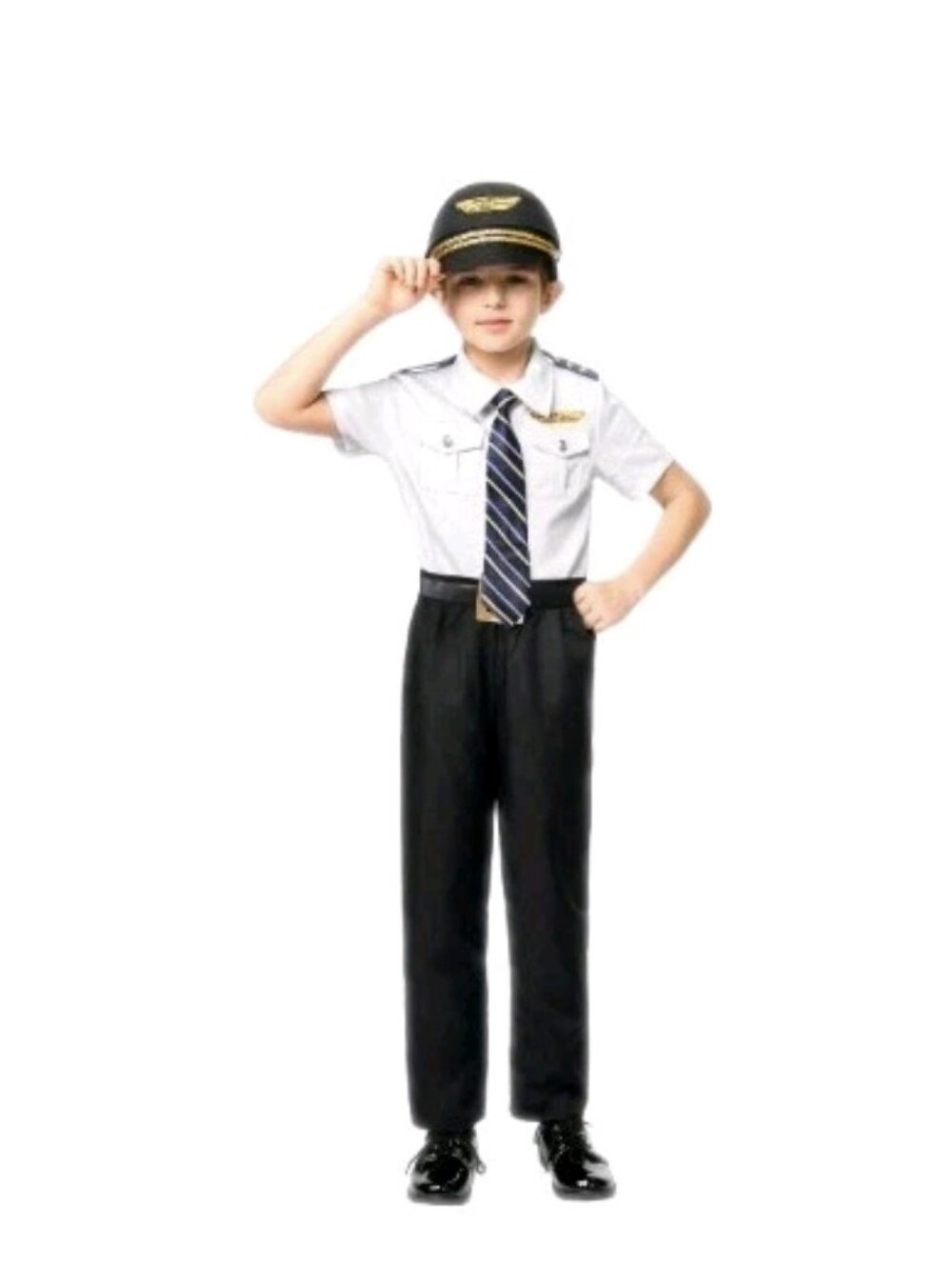 Spooktacular Creations Captain Costume Kids 3T Full 4 Piece Set